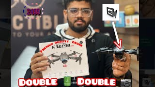 K3ampE99 pro drone Dual battery Dual camera Just At rs2499 Very stable [upl. by Avrenim]