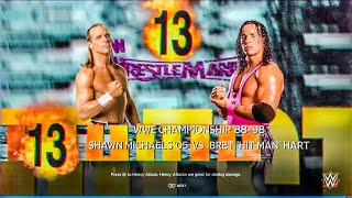 quotClassic Rivalry Shawn Michaels vs Bret Hart  WWE Championship  WWE 2K24 PS5 Gameplayquot [upl. by Yssej]