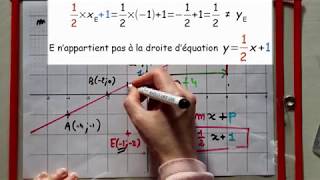 2nde  Équations réduites de droites  Le cours complet [upl. by Neala]