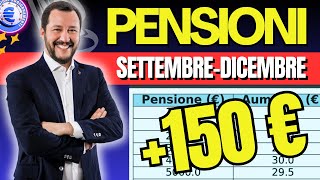 🔴 150€ EXTRA PER PER MINIME 👉🏻PENSIONI UFFICIALE  INVALIDITÀ E SOCIALE ECCO LE NOVITÀ❗️ [upl. by Hellman]