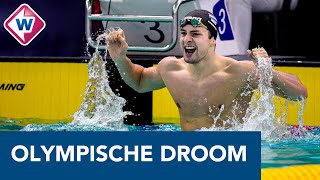 Katwijkse zwemmer Arno Kamminga droomt van olympische medaille  OMROEP WEST SPORT [upl. by Enialehs]