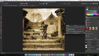 Affinity Photo Tutorial Create a Sepia Effect and More [upl. by Birdella]