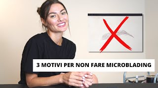 3 Motivi per non fare microblading alle sopracciglia della cliente [upl. by Myer371]