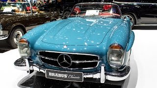 2 M BRABUS 300 SL ROADSTER W198  GENEVA MOTOR SHOW 2015 HQ [upl. by Eceinaj]