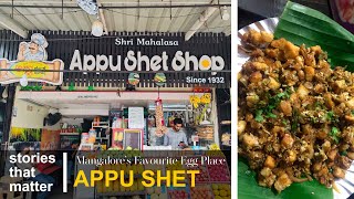 Mangalores Favourite Egg Place  Appu Shet  Stories That Matter [upl. by Aehsrop]