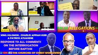 King Solomon and Patrick Atuahene Responded To Comments On The Interrogation Before Baptism [upl. by Mannos]