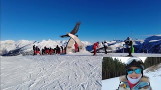 Ski Andorra Grandvalira El Tarter Canillo Encamp Soldeu Pal Powder Day Beginner Snow report Nº11 [upl. by Denae]