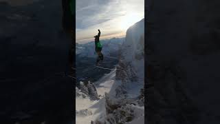 GoPro  Floating over the Dolomites 🎬 Fabrizio Botto Shorts HighLine [upl. by Nolasba599]