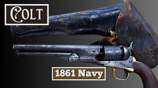 Original Colt 1861 Navy 36 Caliber Civil War Era Black Powder Revolver Super Rare [upl. by Enitsirhc139]