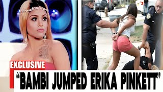 Bambi Arrested After Attacking Scrappys Friend Erica P on Love amp Hip Hop [upl. by Gabi]