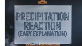 Precipitation Reaction part 1Easy explanation [upl. by Reteip]