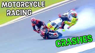 Motorcycle Racing crashes Compilation HD part 3 [upl. by Aneed]