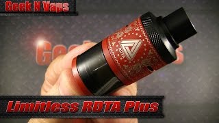 Review du Limitless RDTA Plus dIjoy et Limitless Mod Co [upl. by Akehsyt]