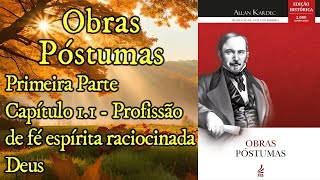 Deus  Capítulo 11  Profissão de fé espírita raciocinada  Parte 1  Obras Póstumas  Audiobook [upl. by Iahcedrom286]