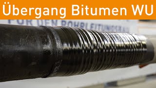 Einbindung auf Bitumen Werksumhüllung mit Kunststoffsystemen  Kebu [upl. by Anaela]