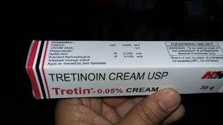 Hindi doctor Tretin 005 cream tretinoin cream how to use side effects complications [upl. by Abramson]