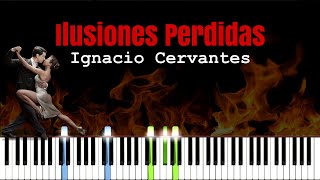 Ilusiones Perdidas  Ignacio Cervantes  Piano Tutorial  Synthesia  How to play [upl. by Anielram777]