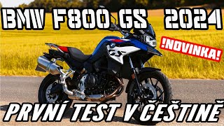 Exkluzivní recenze novinky BMW F800 GS 2024  První video test v Česku [upl. by Annawt814]