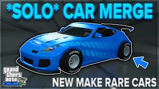 SOLO GTA 5 CAR MERGE GLITCH AFTER PATCH 168 GTA 5 MAKE RARE CARS MERGE GLITCH ALL CONSOLES [upl. by Manas]