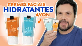 RESENHA HIDRATANTE AVON Antioxidante com Vitamina C e Preenchedor com Ácido Hialurônico Renew [upl. by Otanod]