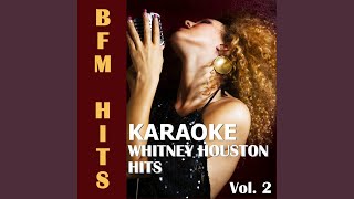 America the Beautiful Originally Performed by Whitney Houston Karaoke Version [upl. by Kinnie429]