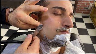 Asmr Barber Beard Cut • Asmr Head Massage • Sakal traşı •Beard shave [upl. by Asiled535]