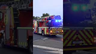 🚨🚒 Verkehrsunfall ● DLK2312 der Feuerwehr Erftstadt auf Einsatzfahrt 🔥 einsatzfahrt feuerwehr [upl. by Nuawaj]