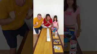 Pringles MampMs or 100  Toilet Paper Roll Challenge shorts GamGam Family [upl. by Aivonas422]