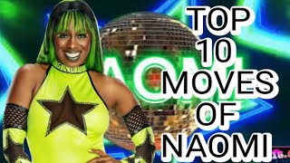 Top 13 Moves Of Naomi smackdownlive [upl. by Hpsoj10]