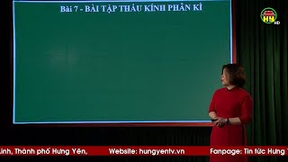 Dạy học truyền hình Vật lý lớp 9 bài 7 [upl. by Sabir380]