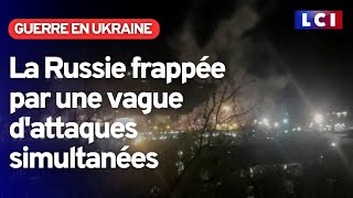 Attaques simultanées  Que se passetil en Russie [upl. by Ahsote]