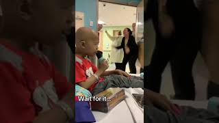 He was ready to celebrate his final chemo treatment 👏 [upl. by Nortal41]