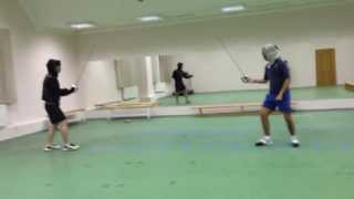 Fencing  Individual Lesson Saber  A Shirshov  K Ibragimov Part 3 [upl. by Astra561]