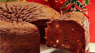 Christmas Fruit Cake  Easy 3 step recipe [upl. by Allemac412]