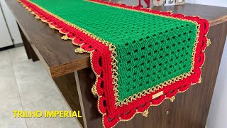 Olha o que Aconteceu Quase Finalizando o TRILHO DE MESA IMPERIAL Vlog de gravação de PAP crochet [upl. by Gustafsson]