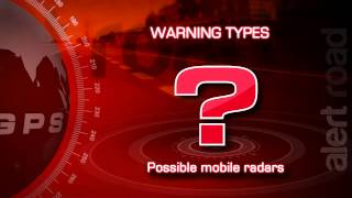 Alert road GPS Warner mit Radarwarner von Shadow Stealth [upl. by Kyred]