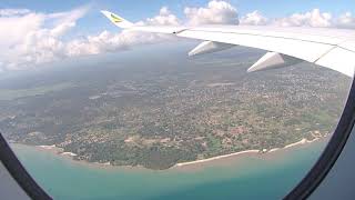 Landing on Zanzibar airport [upl. by Tory]