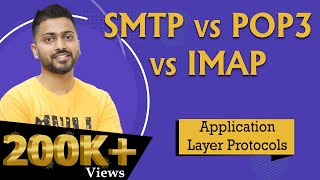 SMTP vs POP3 vs IMAP with real life example  All in 1  Application layer Protocols [upl. by Accisej694]