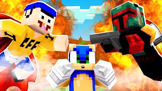 Boba Fett BATTLES SML Jeffy 47  Sonic Survival Adventures  Minecraft [upl. by Neelhtak]