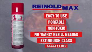 Reinoldmax Fire Extinguisher quotStronger Than Firequot By Techtanium [upl. by Aicenod]