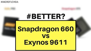 Exynos 9611 vs Snapdragon 660🔥 Exynos 9611 vs SD660🔥🤔🤔 Which one is better [upl. by Norabal]