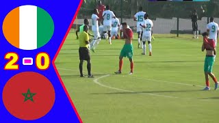 Côte dIvoire 🆚 Maroc 2  0 Résumé de la rencontre Match amical international كوت ديفوار ضد المغرب [upl. by Weintrob]