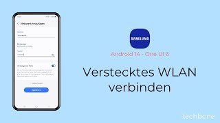 Verstecktes WLAN verbinden  Samsung Android 14  One UI 6 [upl. by Gauthier595]