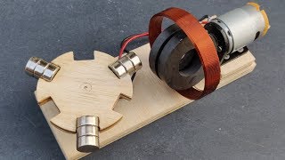 Free Energy Generator Using Magnetic Motor [upl. by Norabel459]