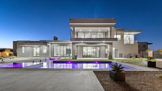 Modern Home For Sale Las Vegas 4998 Sqft 4BD Loft 7BA Built 2023 6CAR RV Parking Strip View [upl. by Alios817]