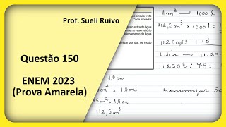 Questão 150  ENEM 2023 Prova Amarela [upl. by Yates]