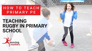 How to Play Tag Rugby Primary School PE [upl. by Hgiel]