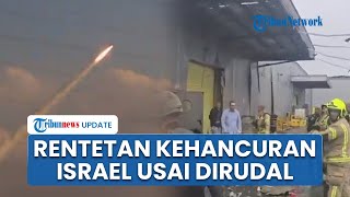 Rangkuman HamasIsrael Hizbullah Bombardir Israel Sepanjang Hari Buat Kehancuran di Tel Aviv Raya [upl. by Ahsieyt865]