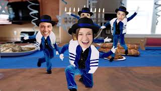 Oh Hanukkah Official ElfYourself Dance Featuring Mensch on a Bench [upl. by Eilagam655]