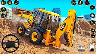 Real Construction Simulator 3D  JCB Excavator Driving Game  Android Gameplay [upl. by Ruby452]